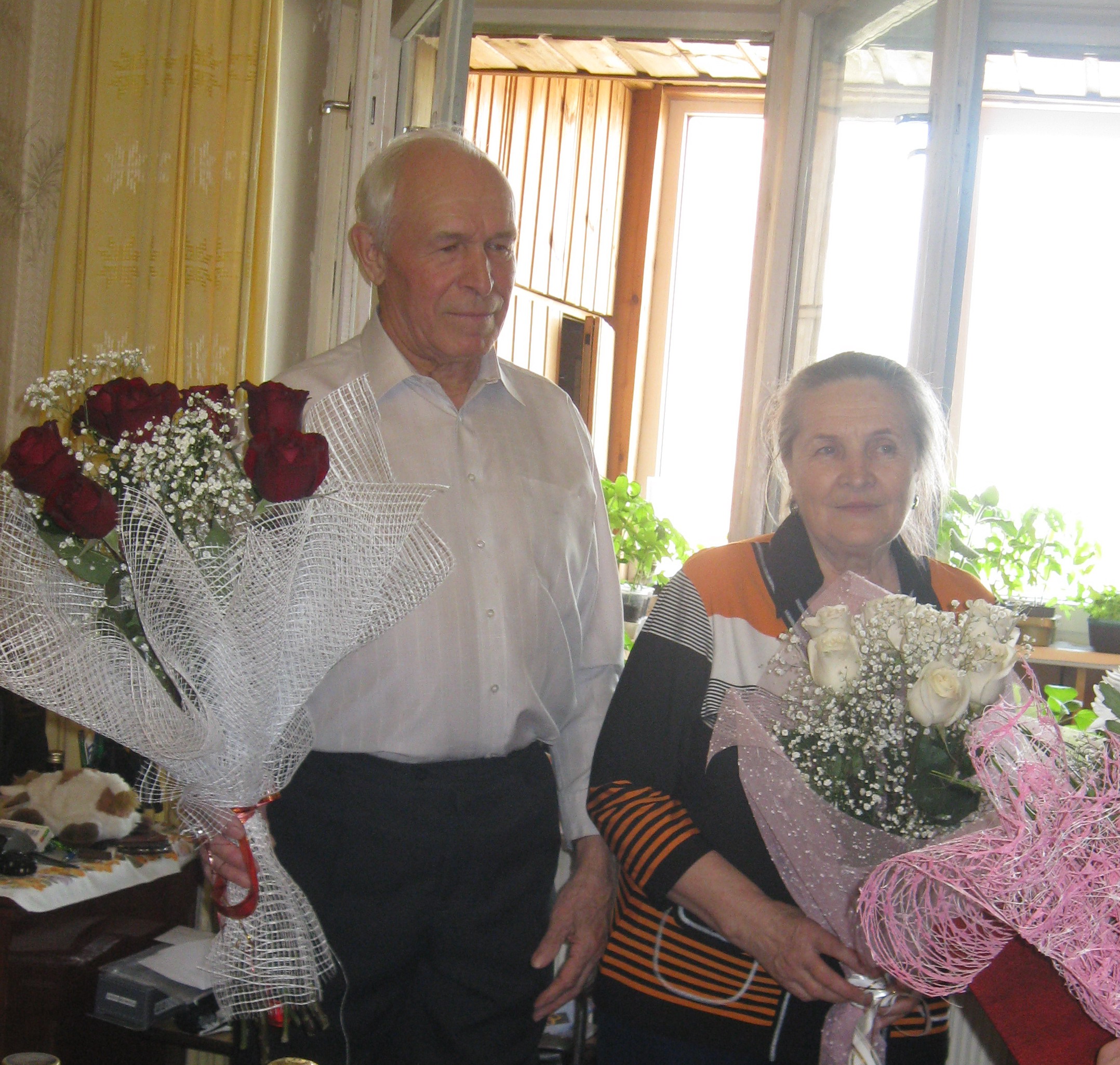 Валентина Леонтьевна и Геннадий Аристархович Егоровы отметили золотую свадьбу