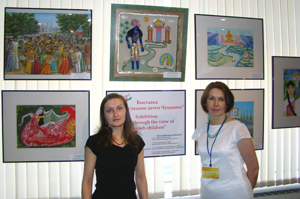 Выставка «Индия глазами детей Чувашии» переехала в посольство Индии в Москве
