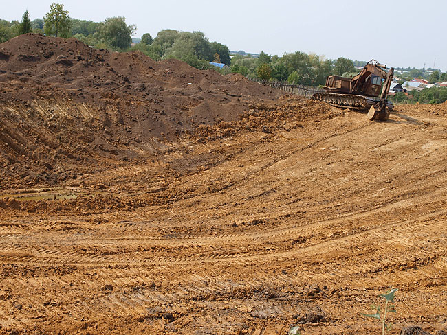 В Большевыльском сельском поселении ведется строительство пруда
