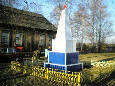 Обновлен обелиск односельчанам, погибшим в Великой Отечественной войне