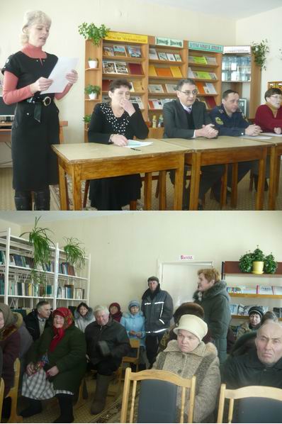Глава Краснооктябрьского сельского поселения отчиталась о проделанной работе за 2009 год перед населением