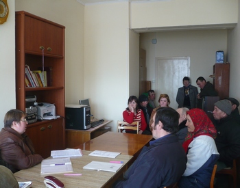 Организована встреча граждан поселения с Начальником Управления Пенсионного Фонда в Ядринском районе
