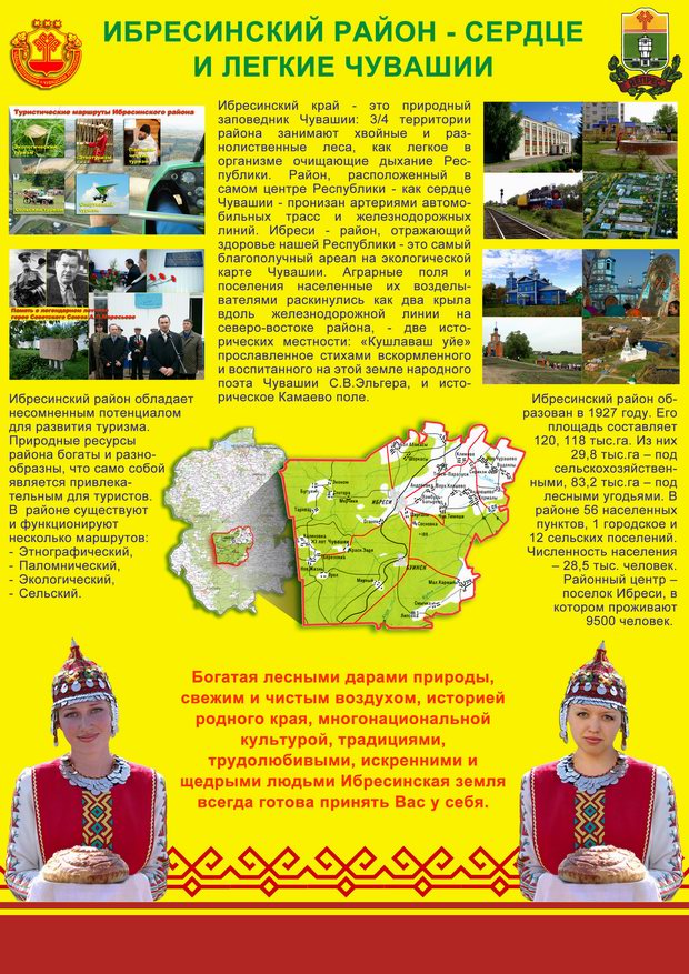 Ибресинский район - самый привлекательный район Чувашской Республики