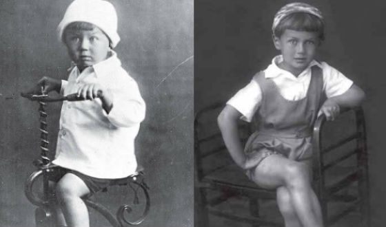 Детские фото Евгения Евтушенко