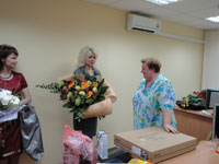 Нотариусы Чувашской Республики поздравили коллегу с юбилеем. 