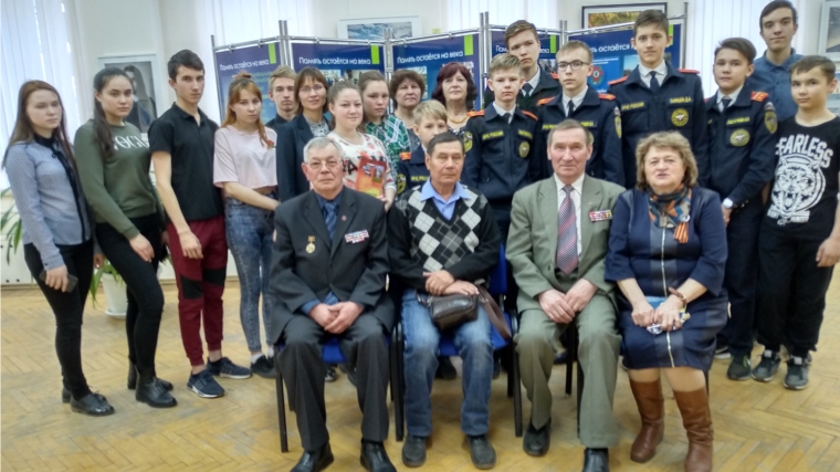 Урок мужества. Встреча представителей, ветеранов «Союза Чернобыль» со школьниками