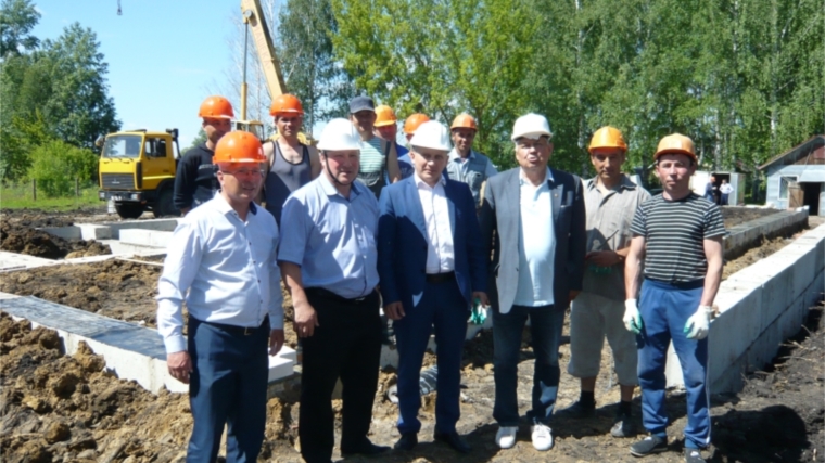 Начато строительство сельского дома культуры в селе Шерауты Комсомольского района