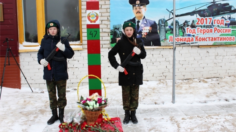 Открытие пограничного знака в п. Липовка