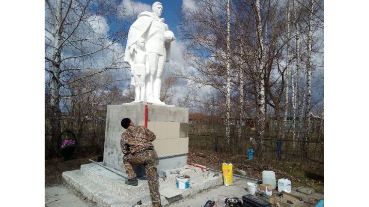 Ремонт памятника Погибшим Воинам с. Кудеиха