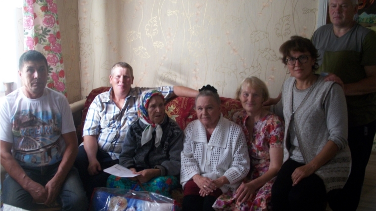 90-летний юбилей отметила жительница села Новое Байбатырево