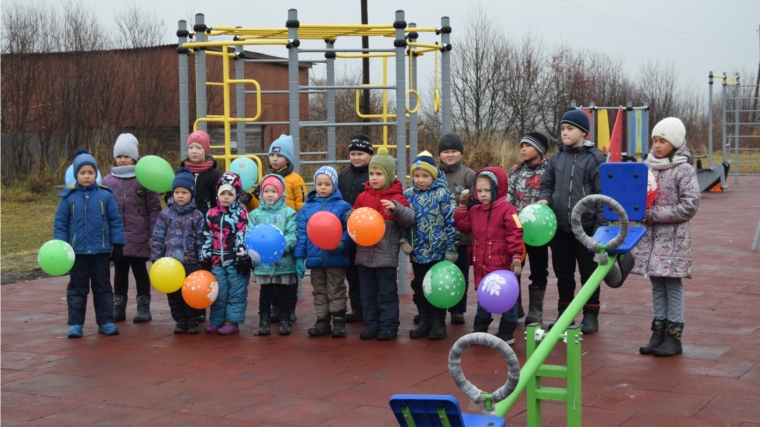 Завершилось благоустройство проектируемой детской и спортивной площадки в селе Климово