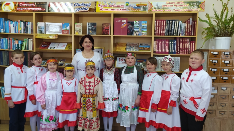 День чувашского языка в Новомуратской сельской библиотеке