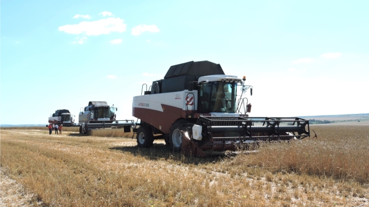 На 12 июля хлеборобами республики намолочено 3,2 тыс. тонн зерна