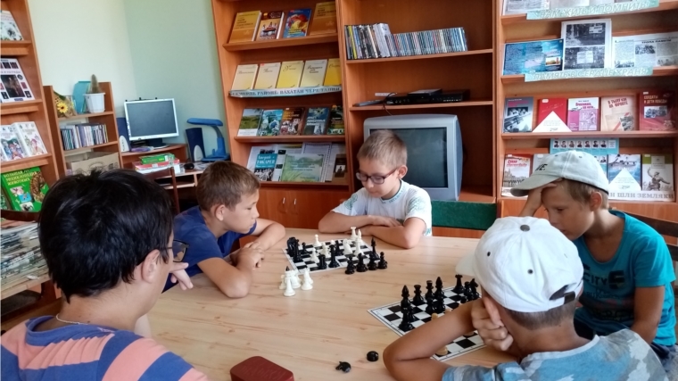 Шахматный турнир «Путешествие в шахматное королевство» в Саланчикской сельской библиотеке