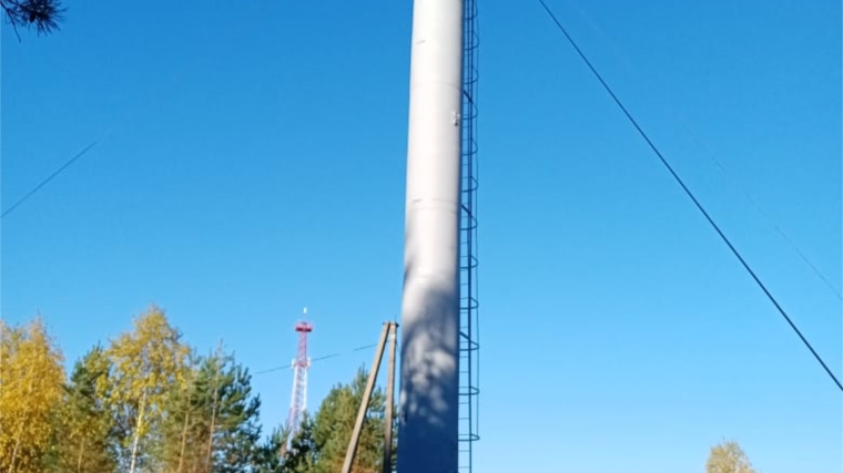 Установлена новая водонапорная башня в с. Нижняя Кумашка