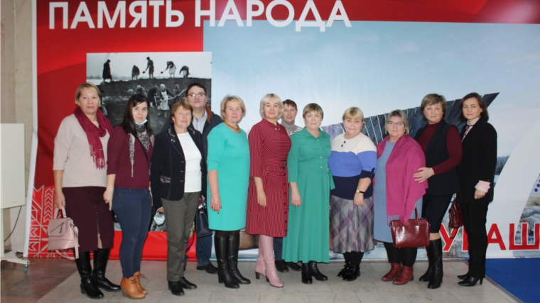 Работники культуры Шумерлинского района посетили мероприятие, посвященное 80-летию начала строительства Сурского и Казанского оборонительных рубежей