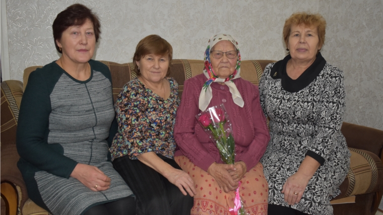 90-летний юбилей отметила ветеран труда, жительница д. Кашмаши –Скворцова Ефросиния Кузьминична.