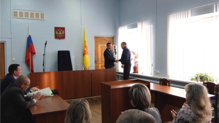 Председатель Верховного Суда Чувашской Республики представил председателя районного суда