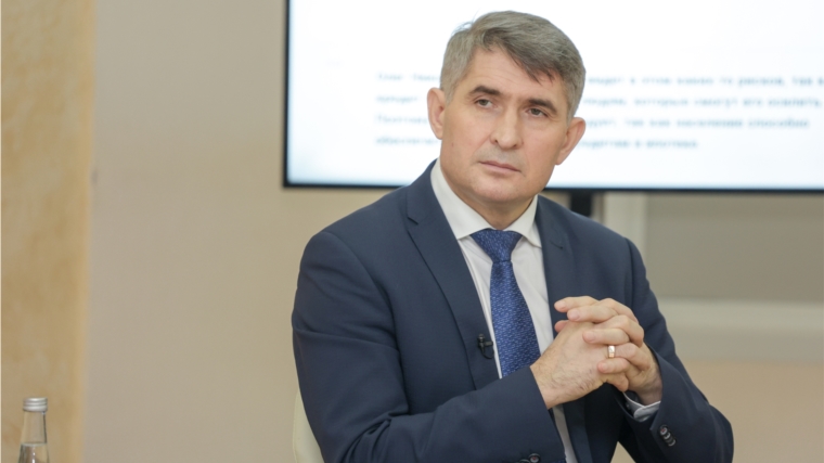 Глава Чувашии Олег Николаев провел пресс-конференцию