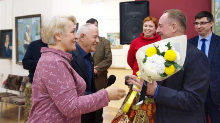 Открытие юбилейной выставки Александра Ильина