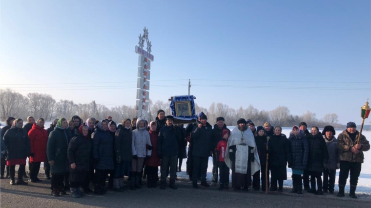 Крестный ход вокруг села Лащ-Таяба