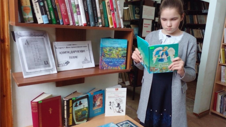 Книжная выставка «Книги, дарующие тепло»: С. Токаевская сельская библиотека