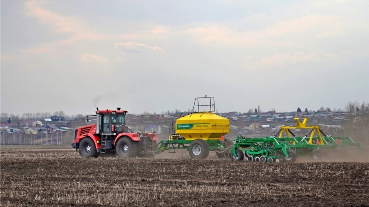 На 4 мая в хозяйствах Чувашии посеяно 22,6 тыс. га яровых зерновых и зернобобовых культур