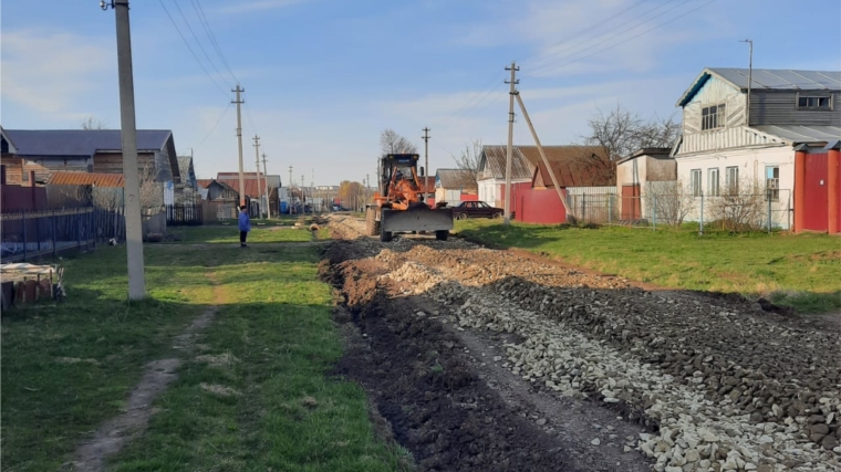 Проведен ремонт грунтовой дороги