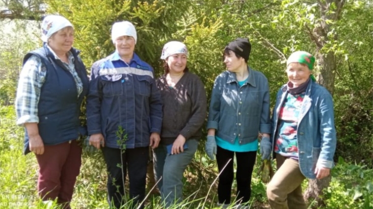 «Наш выбор – создать, спасти, сохранить!»–экологические субботники в деревне Астакасы