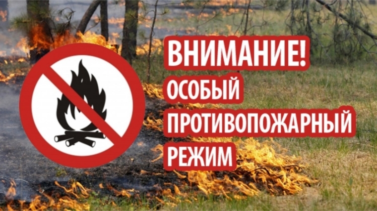 На территории Чувашской Республики действует особый противопожарный режим