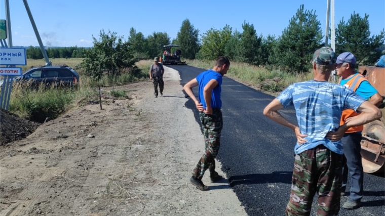 Начат ремонт автодороги от деревни Ялушево в направлении поселка Санаторного
