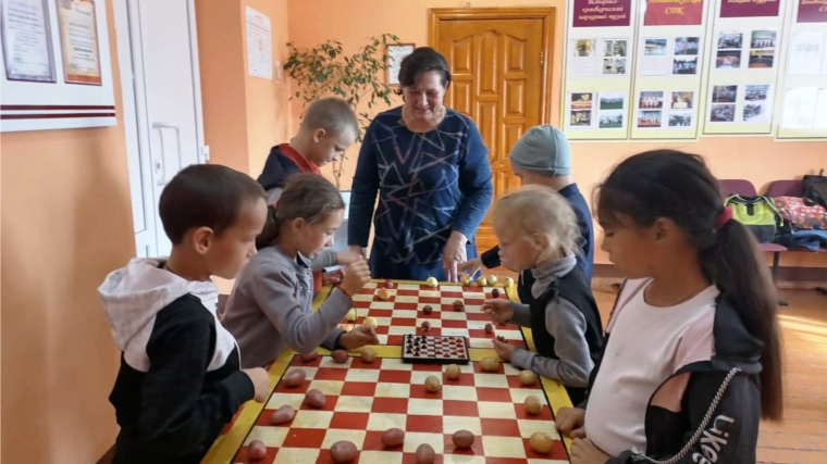 Шашечный турнир «Вкусные шашки» в Новошимкусском СДК