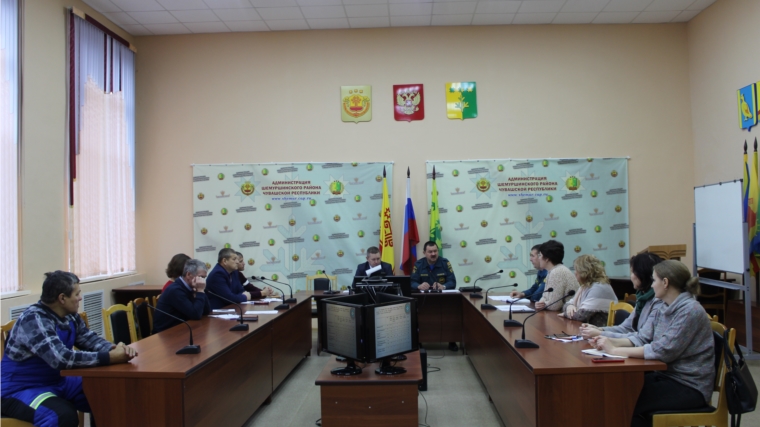 В администрации Шемуршинского района состоялось заседание КЧС и ОПБ