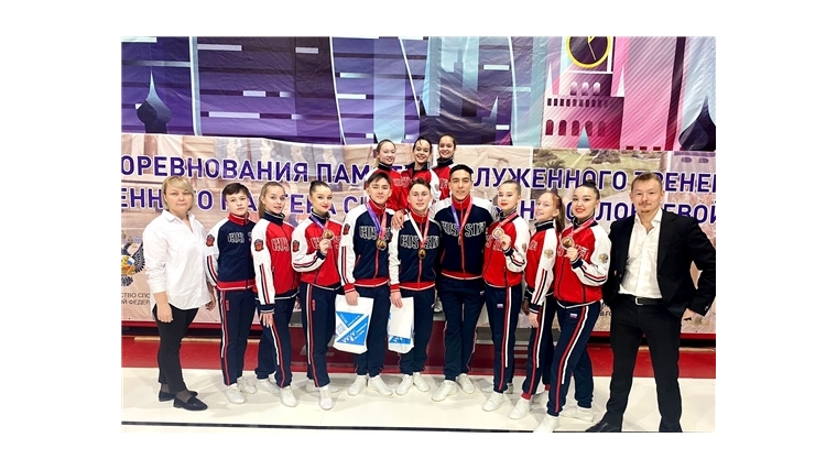 С «золотом» и серебряным дублем вернулась сборная Чувашии с всероссийских соревнований по спортивной аэробике
