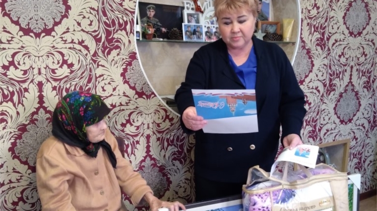Долгожительница с.Комсомольское Саландаева Нина Мхайловна отмечает 95 – летний юбилей.