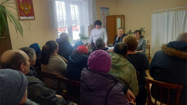 В Малотаябинском территориальном отделе прошли ежегодные отчетные Собрания жителей деревень Н.П.Таяба и Старое Янашево