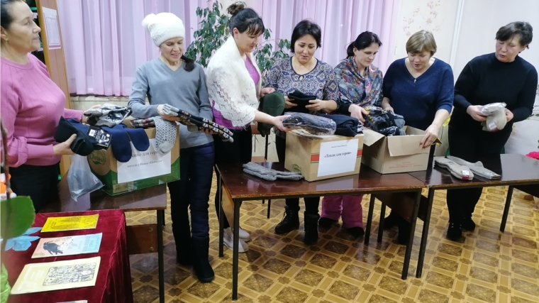 Жители села Новые Шимкусы активно принимают участие в акции «Тепло для героя»