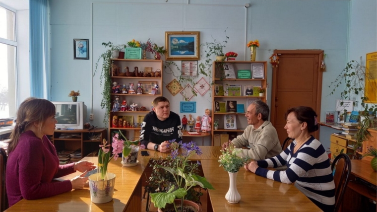 В Малотаябинской сельской библиотеке прошла встреча с участником СВО