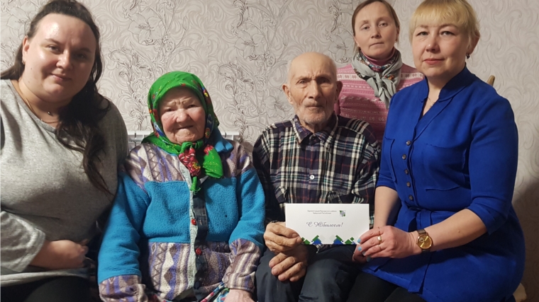 Житель д. Рунги Николаев Евлогий отметил 90- летний юбилей