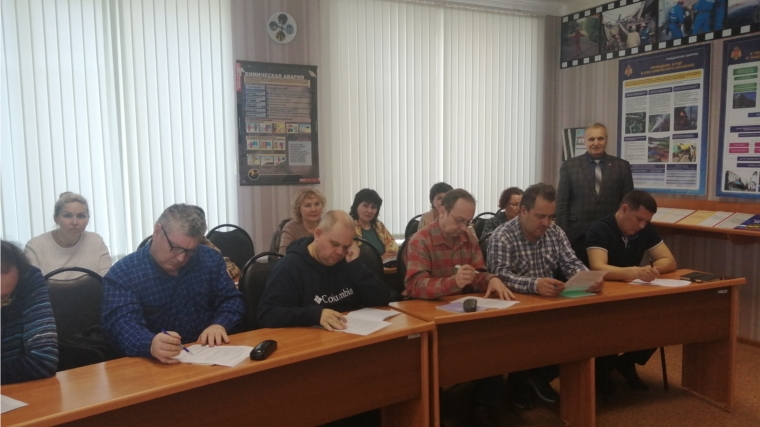 На курсах гражданской обороны города Новочебоксарска закончилось обучение очередной группы слушателей