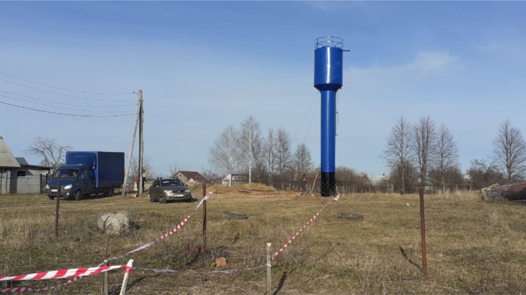 Ремонт водонапорных башен в населенных пунктах Челкасинского сельского поселения