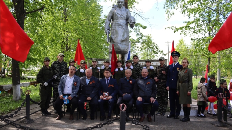 В селе Новое Чурашево состоялся торжественный митинг, посвящённый 78-й годовщине Победы в Великой Отечественной войне