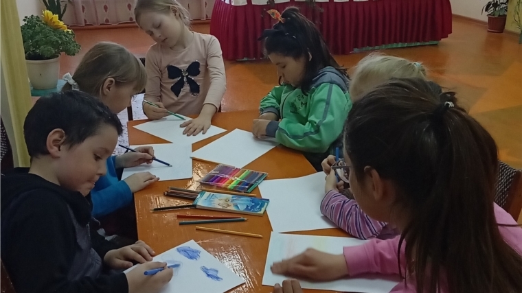 Конкурс рисунков «На рисунке я и моя семья» в Большетаябинском СДК