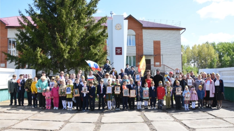 Торжественный митинг у обелиска павшим воинам в ВОВ в д. Андреевка
