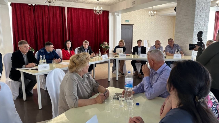 Состоялась встреча с представителями малого бизнеса в Чебоксарском муниципальном округе