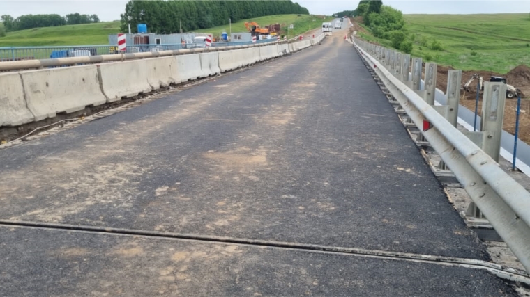 В Красноармейском округе на ремонтируемом мосту через реку Шатьма запущено движение по отремонтированной левой полосе