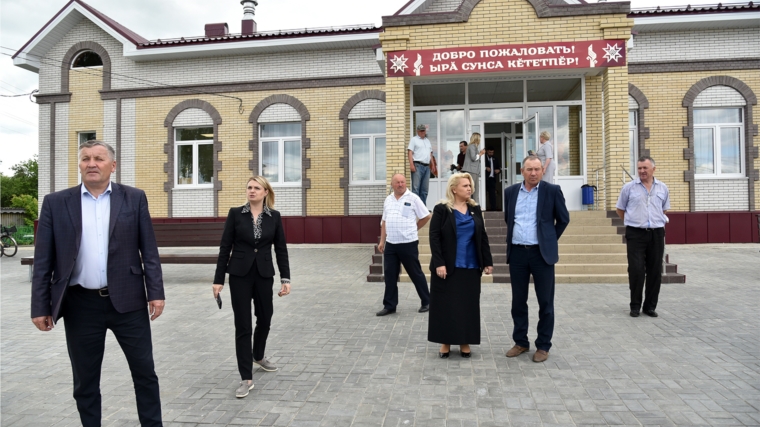 С рабочим визитом Ибресинский муниципальный округ посетила депутат Государственной Думы Российской Федерации Алла Салаева