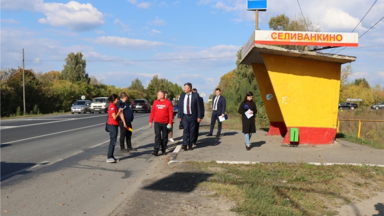 Активисты ОНФ проинспектировали участок трассы Чебоксары - Сурское, отремонтированный по дорожному нацпроекту
