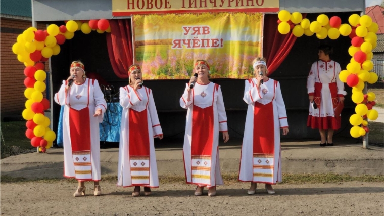 Окружной фольклорно - эстрадный фестиваль в селе Ново Тинчурино