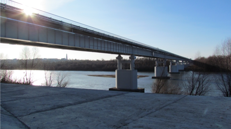 Мост через Суру в Порецком округе будет оборудован системами транспортной безопасности